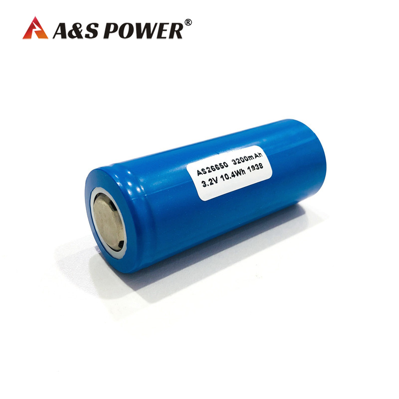 A&S Power 26650 3.2V 3.2Ah Lifepo4 Battery