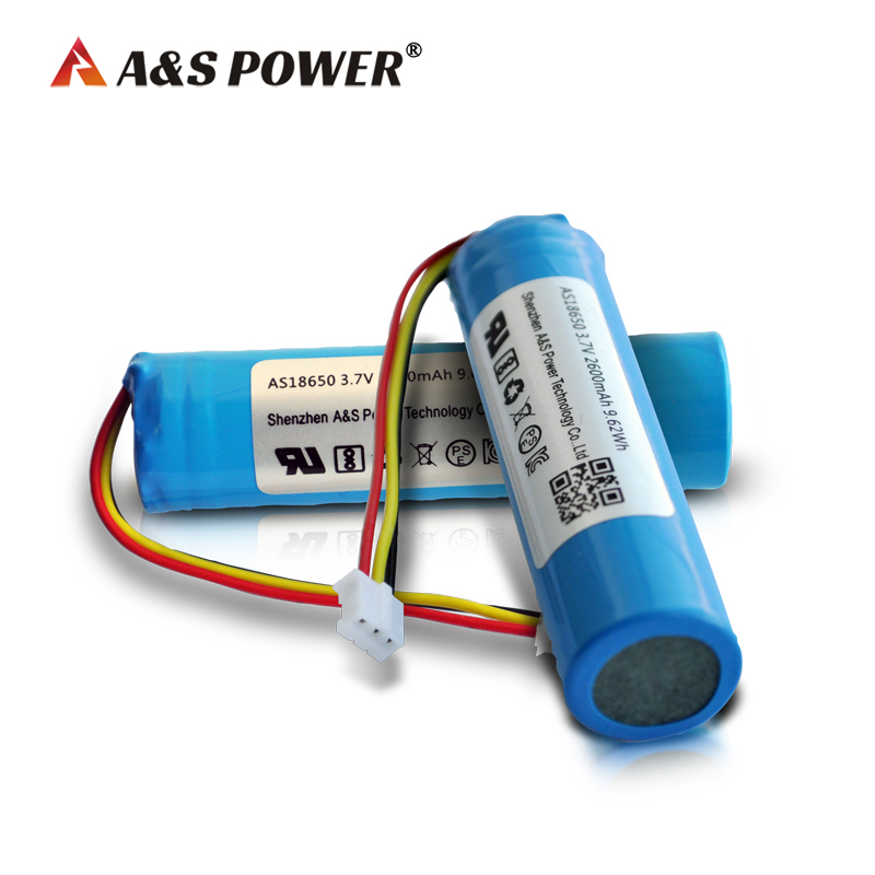 A&S Power 18650 3.7V 2600mAh lithium ion battery A&S Power 18650 3.7V 2600mAh lithium ion battery